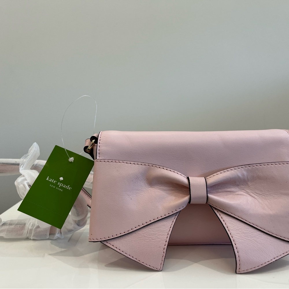 NWT Kate Spade Montrose Avenue Aster Leather Crossbody in Balletslip Pink